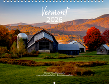 Load image into Gallery viewer, 2026 Vermont Photo Calendar (8.5"x11")