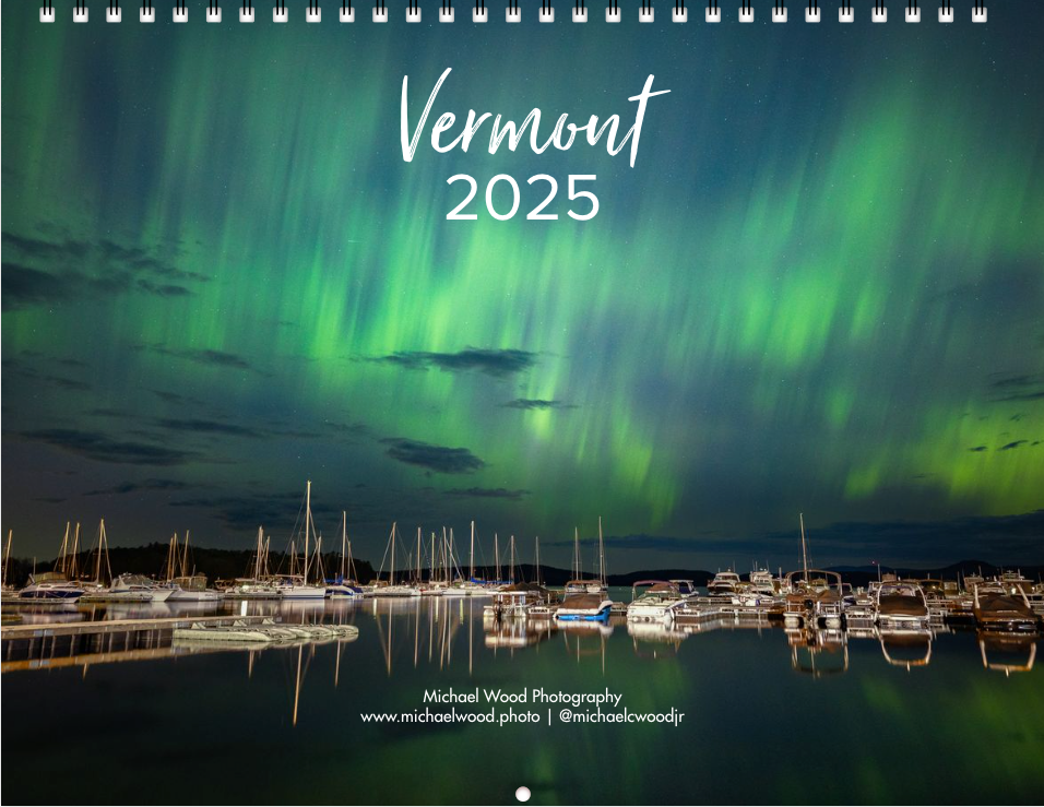 2025 Vermont Photo Calendar (8.5