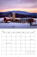 Load image into Gallery viewer, 2026 Vermont Photo Calendar (8.5&quot;x11&quot;)
